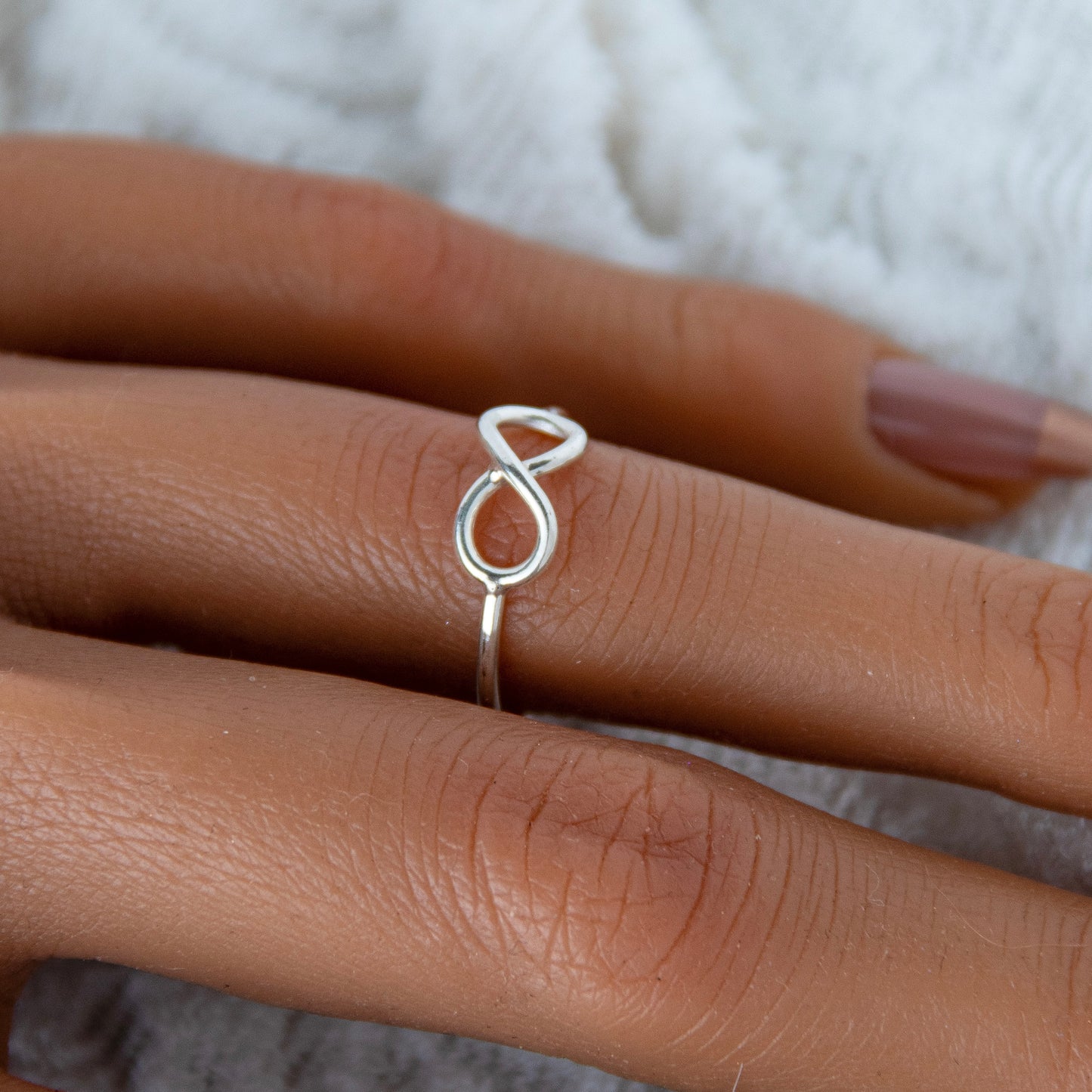 Sterling Silver Infinity Forever Ring