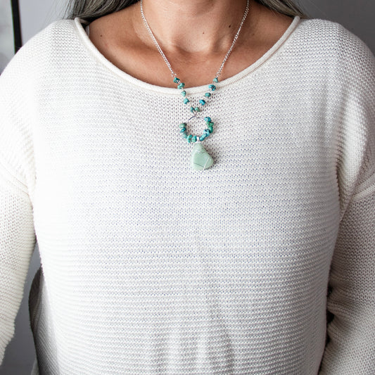 Big Gemstone Necklace