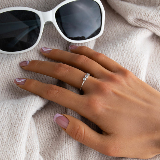 3 Stone Promise Ring