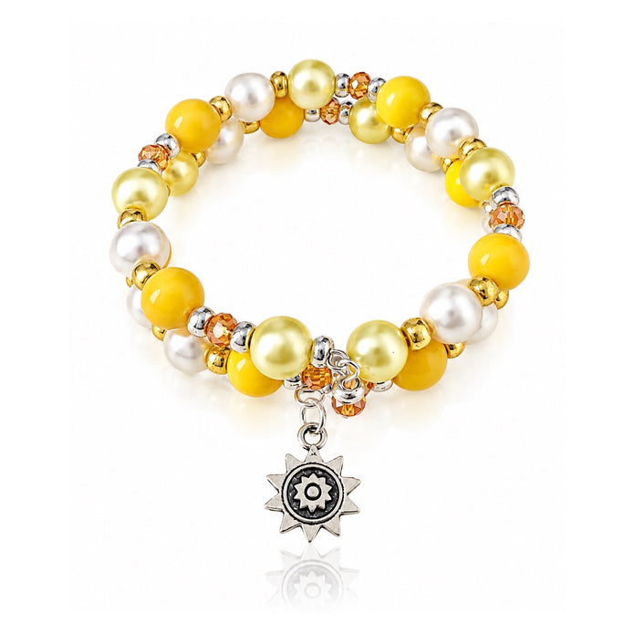 She Blooms Memory Wire Bracelet