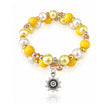 She Blooms Memory Wire Bracelet