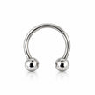 Large 14 Gauge 12mm Circular Barbell Surgical Steel Externally Threaded