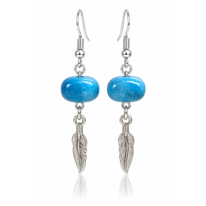 Feather & Sky Earrings