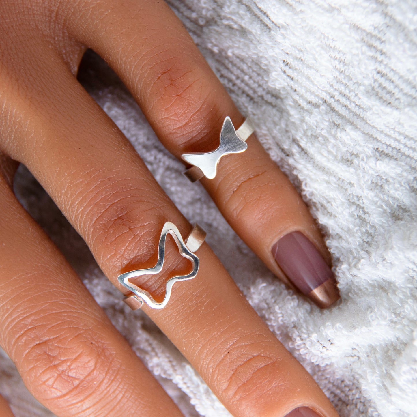 Mother Daughter Ring Set