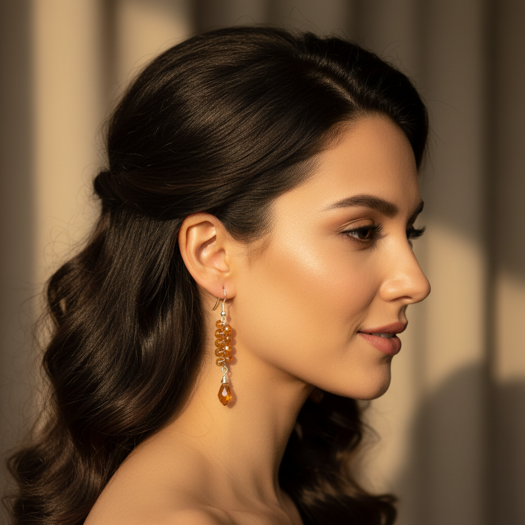 Wheat Honey Earrings