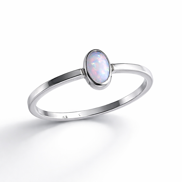 Opal Oval Ring