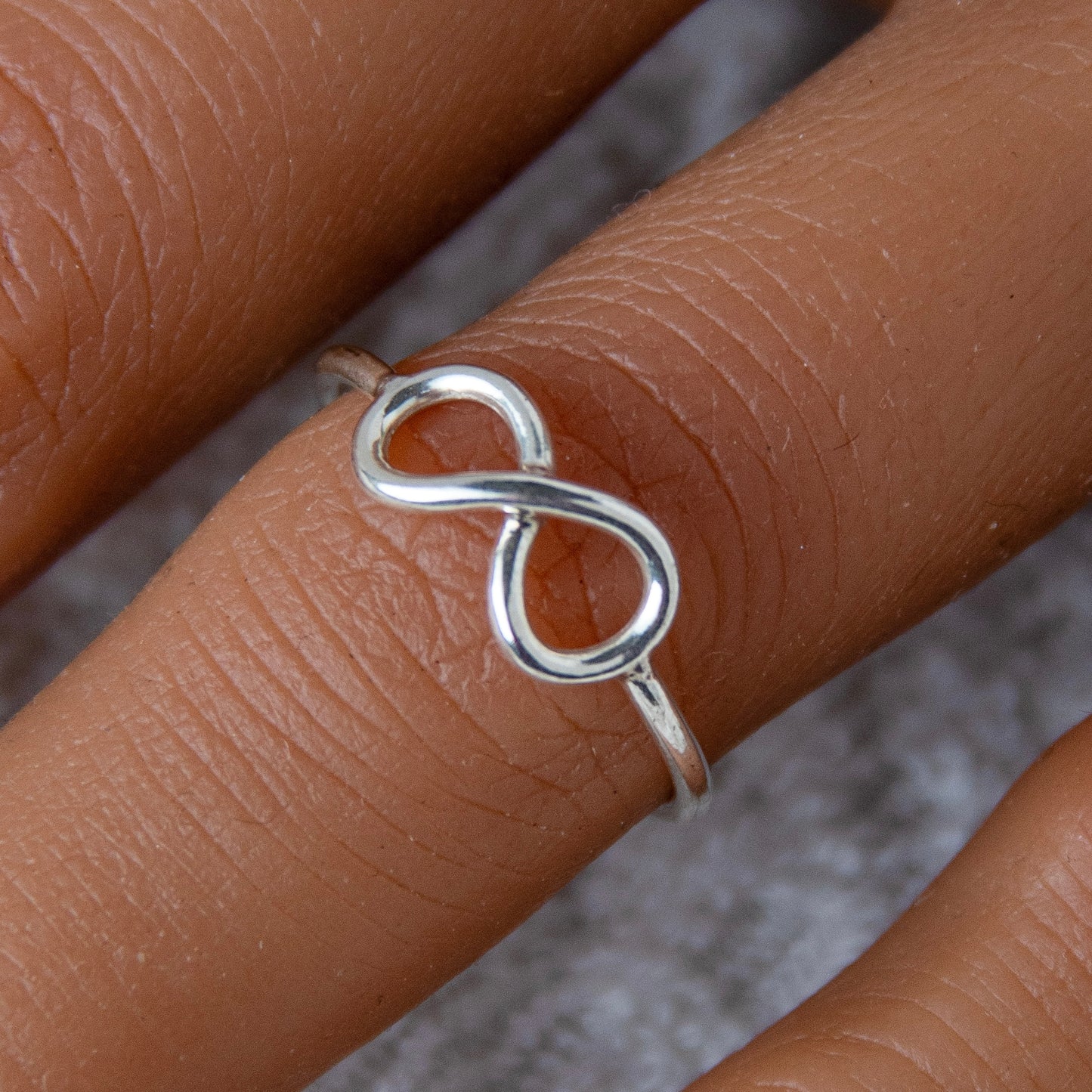 Sterling Silver Infinity Forever Ring