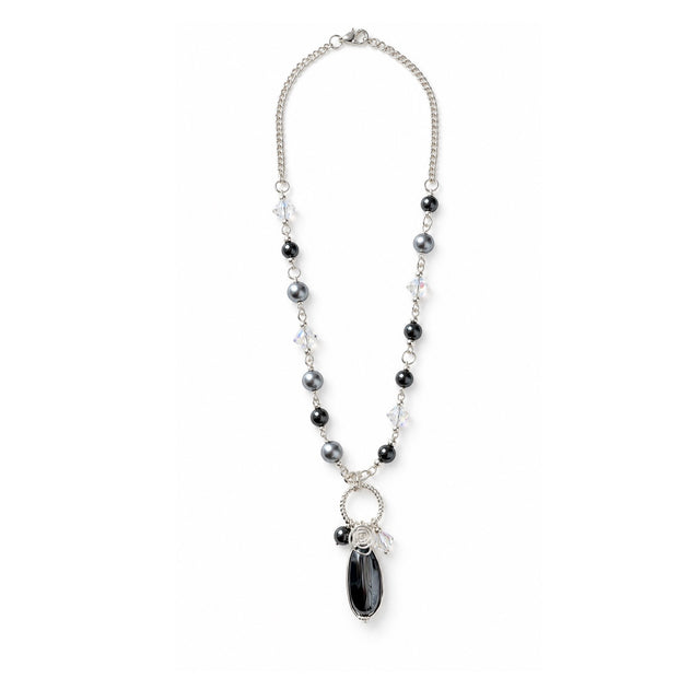 Éclat Noir Hematite Necklace