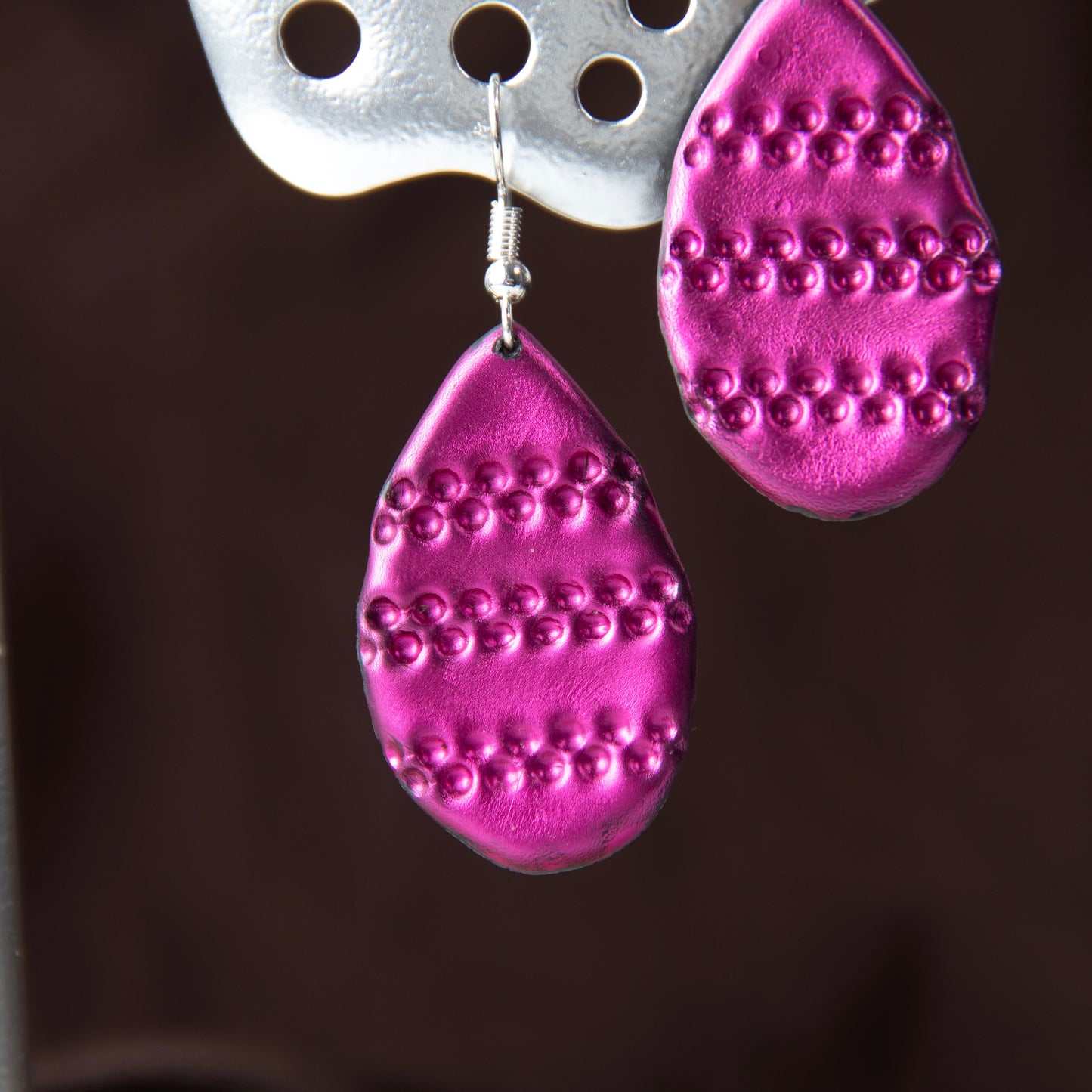 Dots Teardrop Earrings