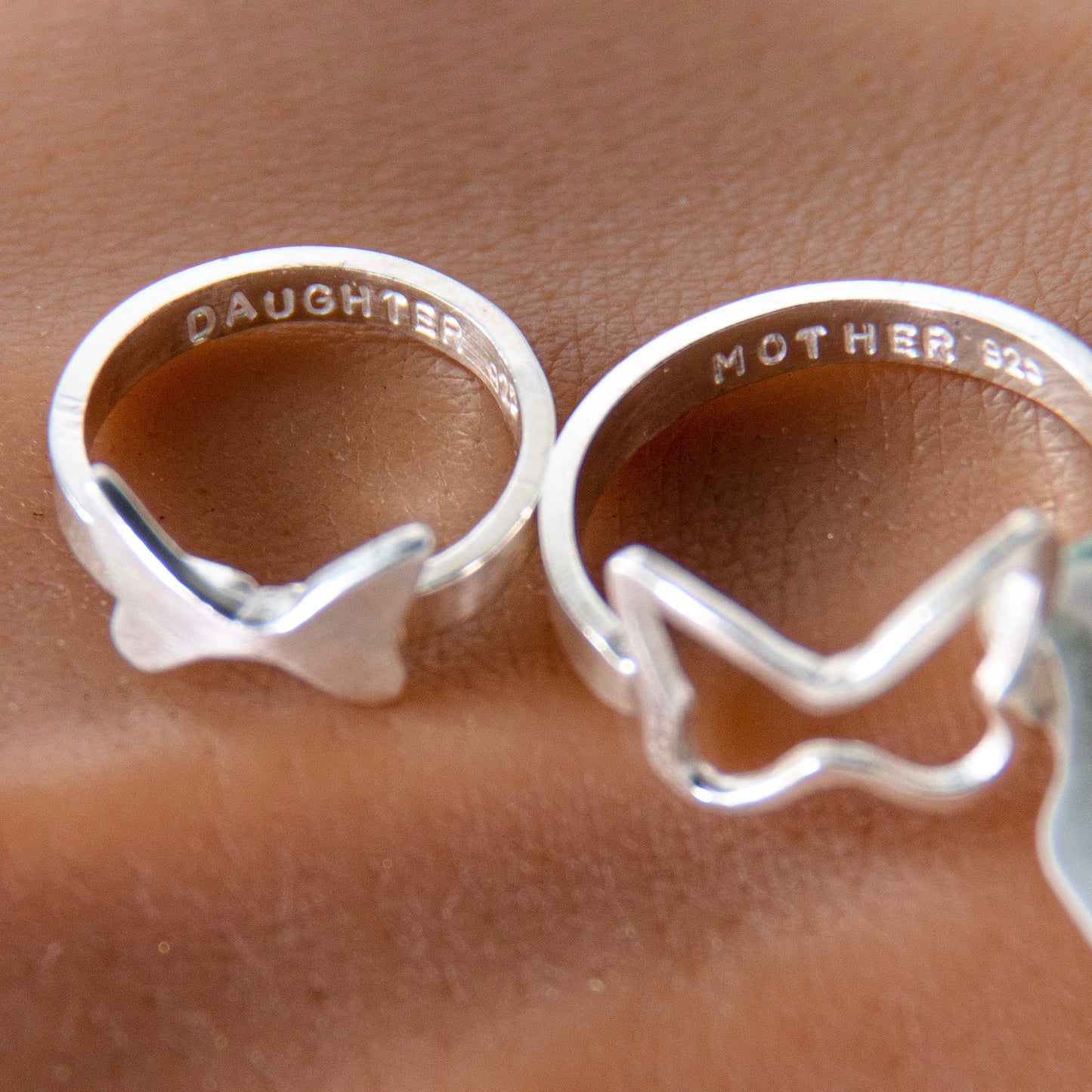 Mother Daughter Ring Set