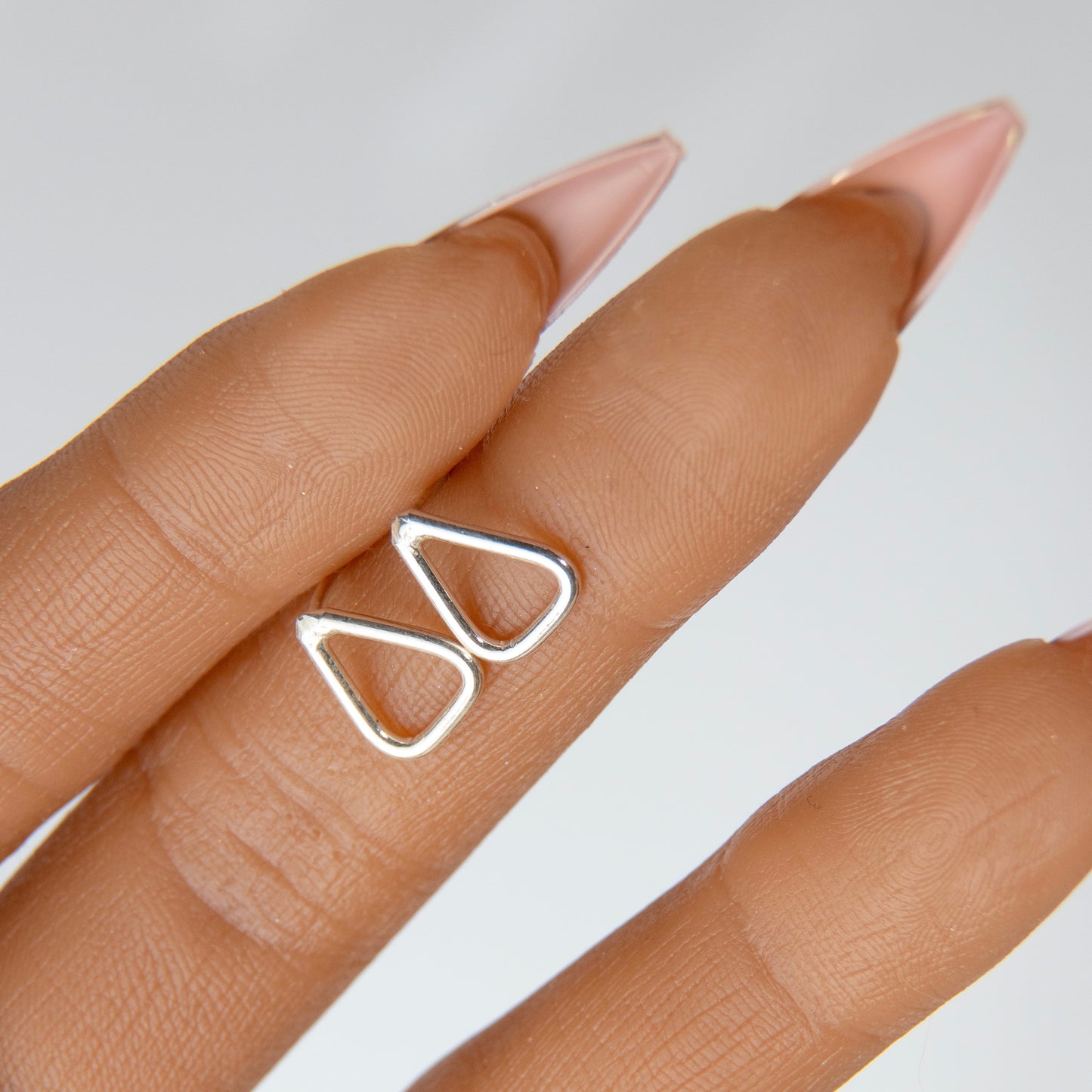 Geometric Triangle Earrings