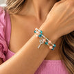 Secret Garden Memory Wire Bracelet