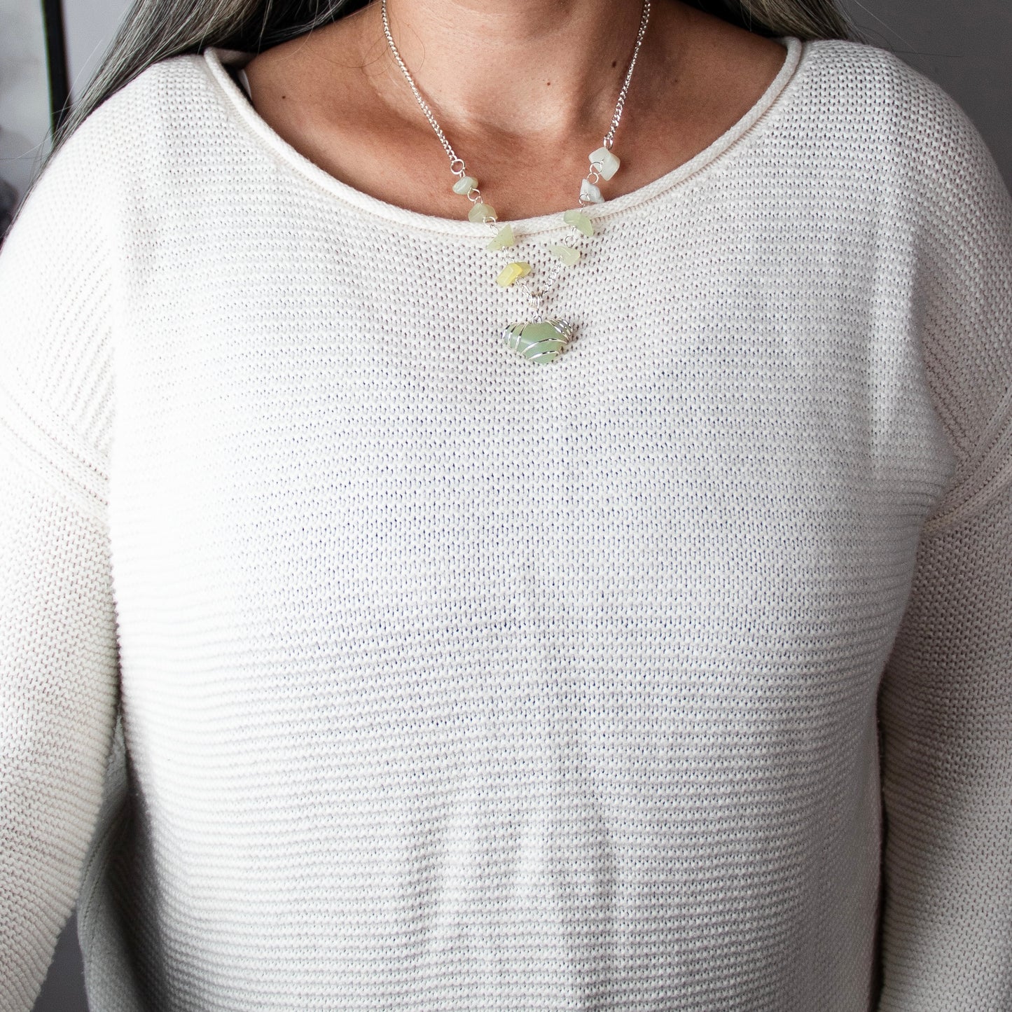 Convertible Green Adventurine Necklace