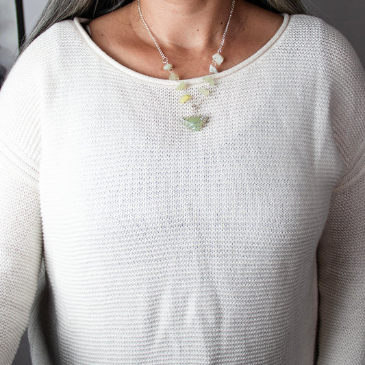 Convertible Green Adventurine Necklace