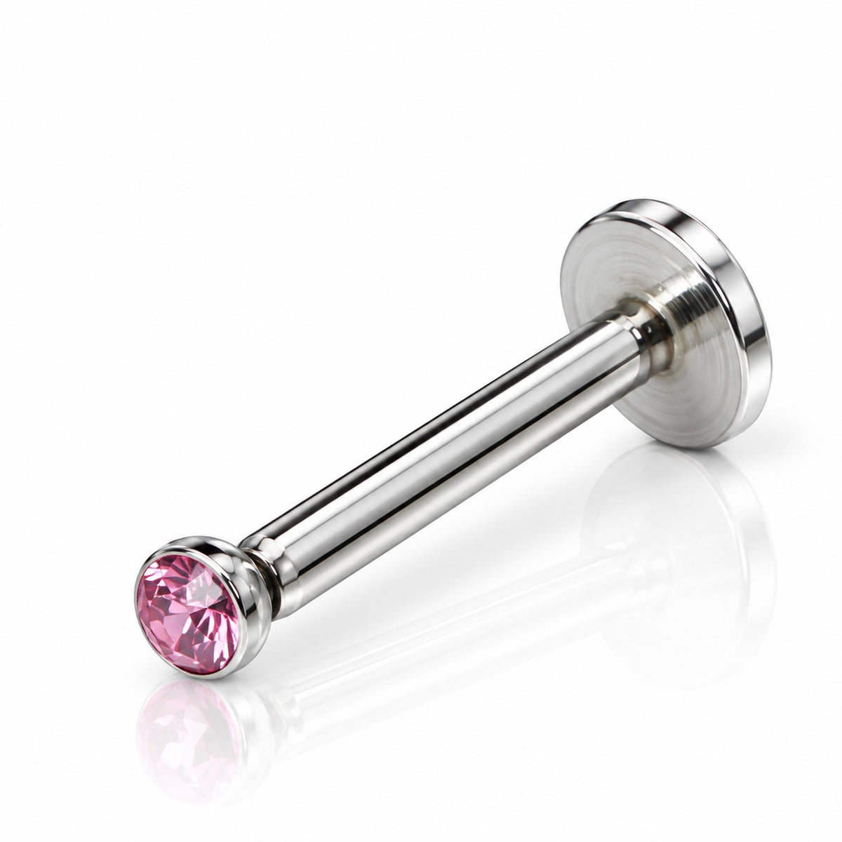 Tiny Rebellion 2mm Flat Back Labret Stud Internally Threaded