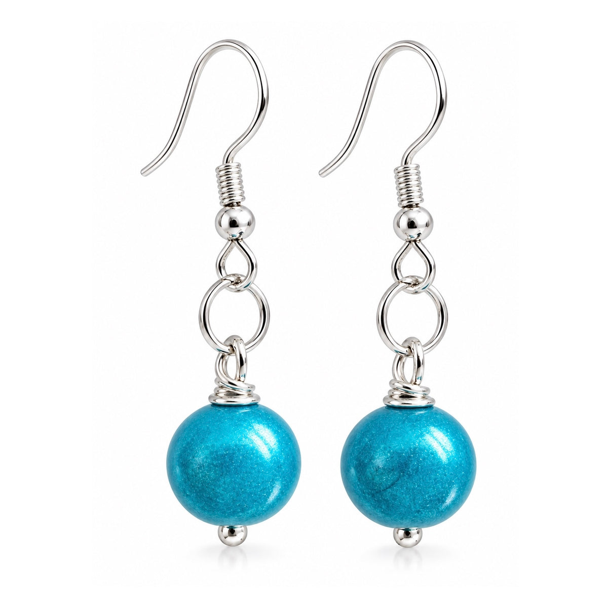 Ocean Blue Drop Earrings