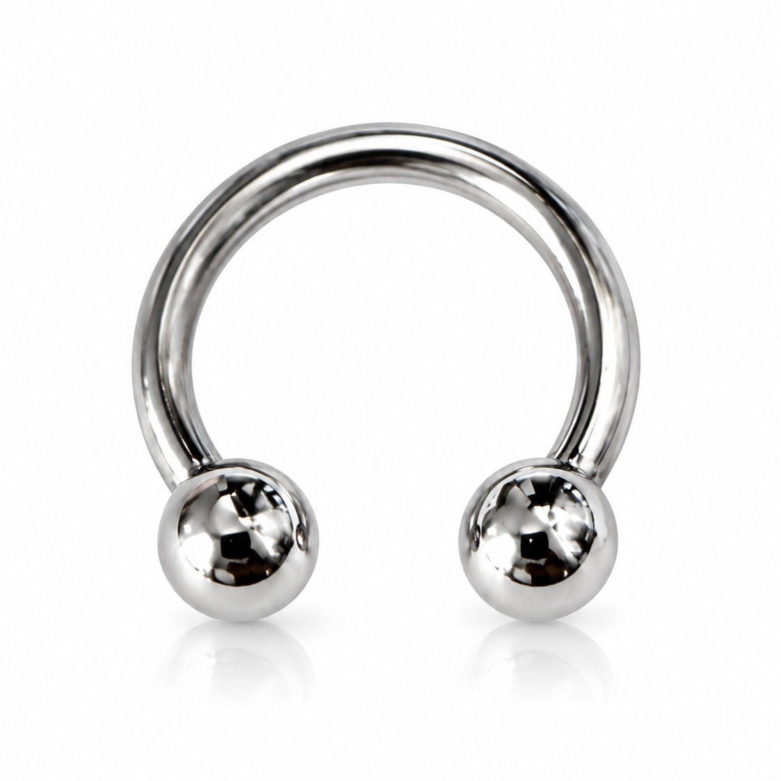 Small 16 Gauge 7mm Circular Barbell Surgical Steel Externally Threaded