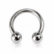 Small 16 Gauge 7mm Circular Barbell Surgical Steel Externally Threaded