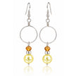 She Blooms Yellow Mini Hoop Earrings