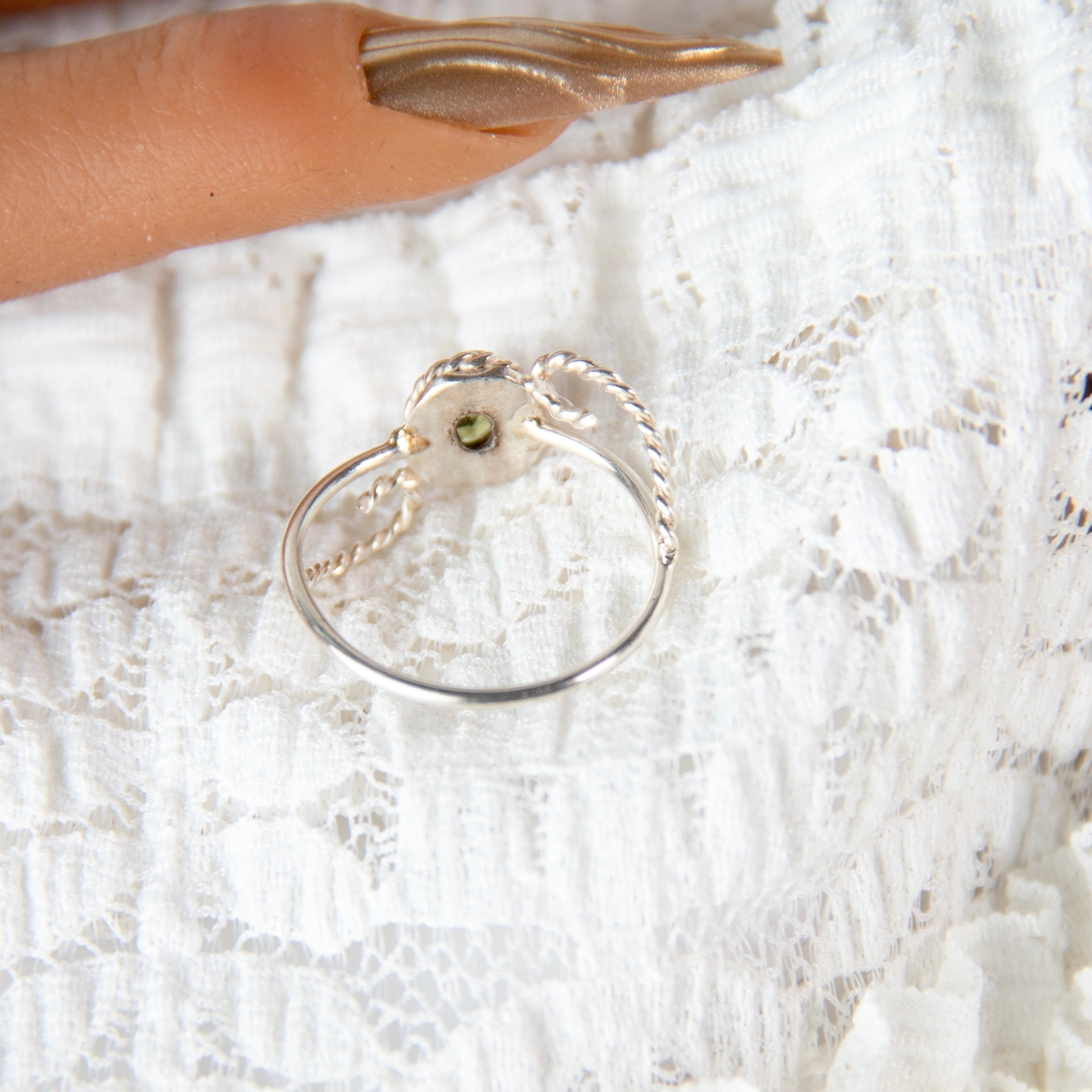 Peridot Design Ring