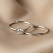 Simple Wedding Ring Set