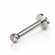Tiny Rebellion 2mm Flat Back Labret Stud Internally Threaded
