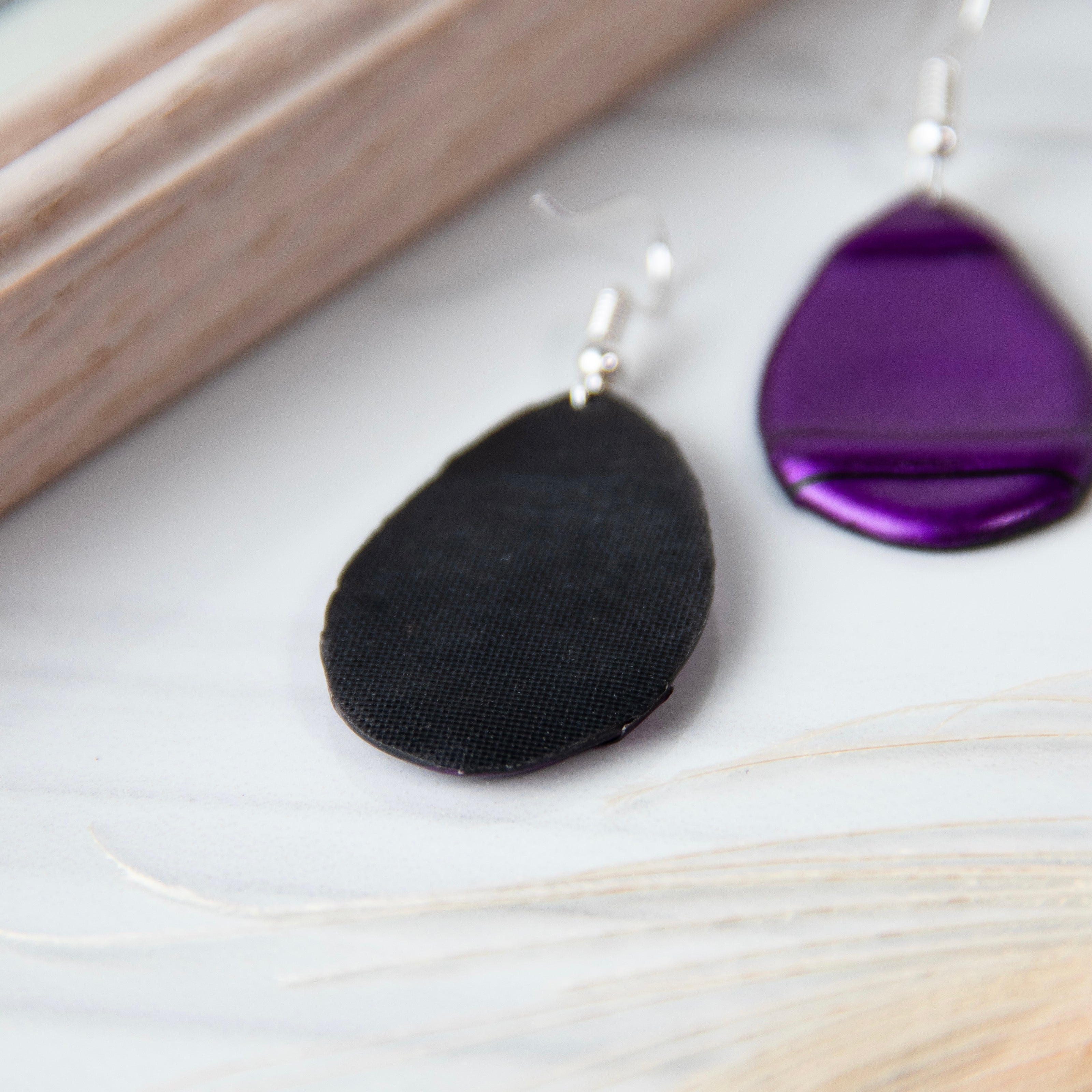 Purple Texture Style Earrings-BOGO Free