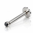 Tiny Rebellion 2mm Flat Back Labret Stud Internally Threaded