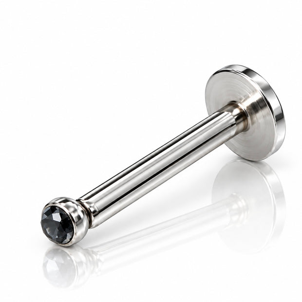 Tiny Rebellion 2mm Flat Back Labret Stud Internally Threaded