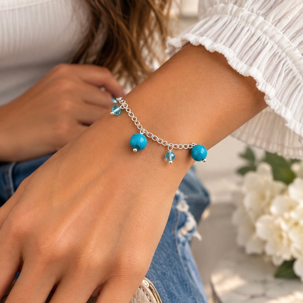 Ocean Blue Kiss Bracelet