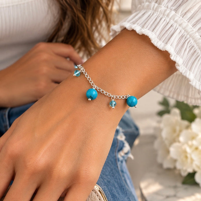 Ocean Blue Kiss Bracelet