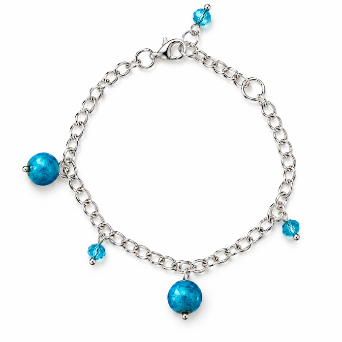 Ocean Blue Kiss Bracelet
