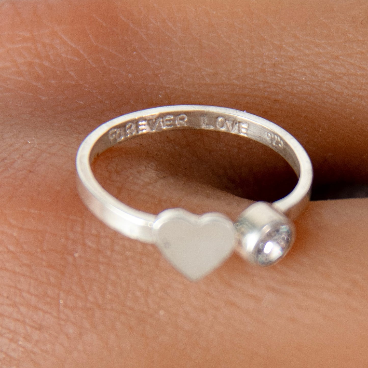 Adjustable Forever Love Promise Ring