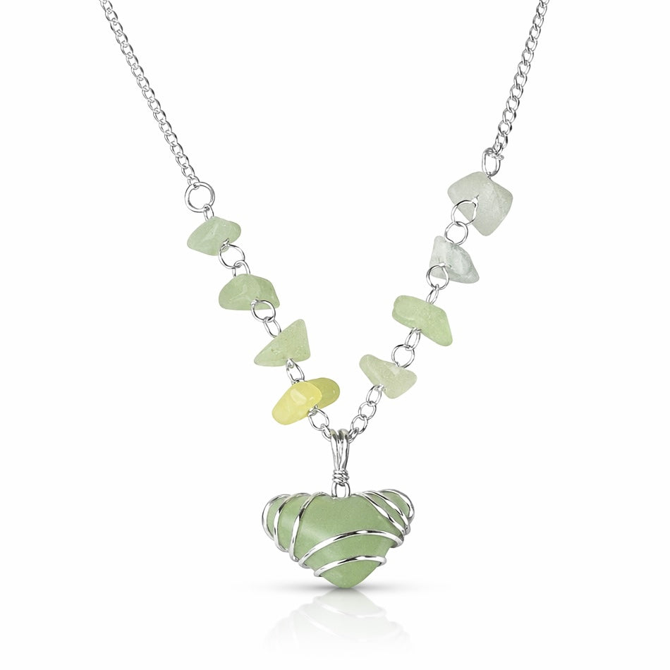 Convertible Green Adventurine Necklace