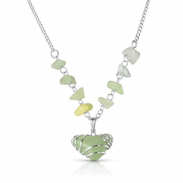 Convertible Green Adventurine Necklace