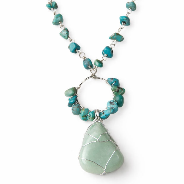 Big Gemstone Necklace
