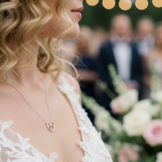 Peridot Heart Necklace