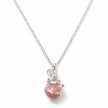 Pink Gemstone Bead Necklace