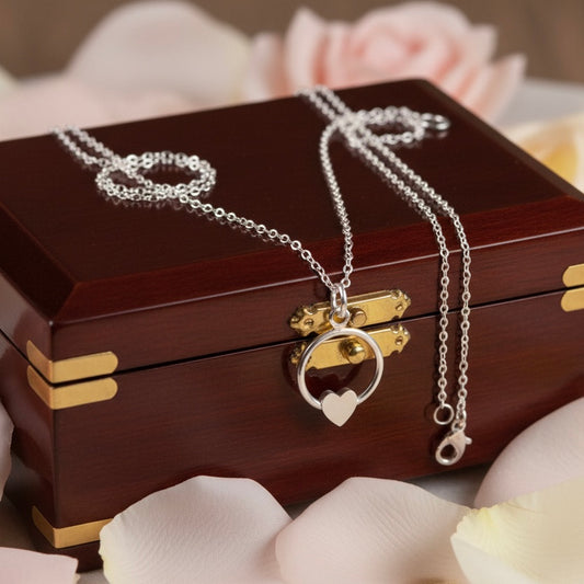 Circle Heart Necklace