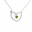Peridot Heart Necklace