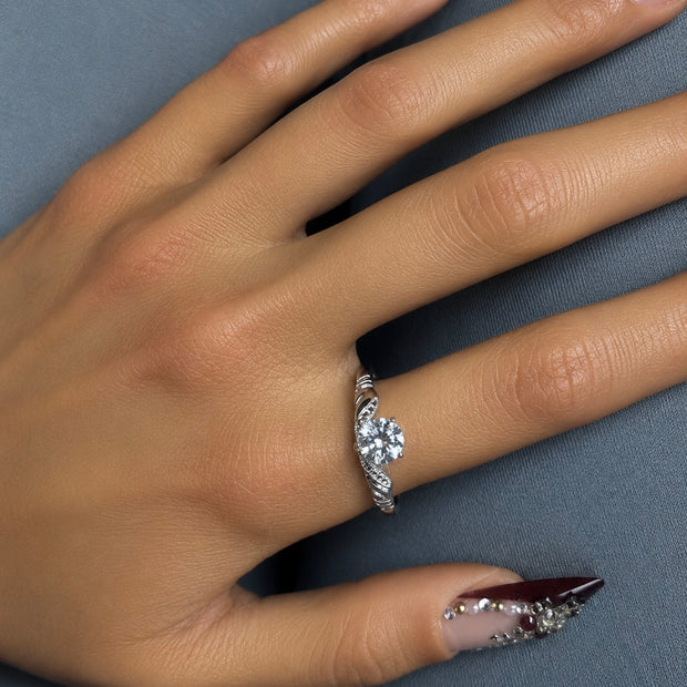 Vintage Vargas & Lind CZ Promise Ring