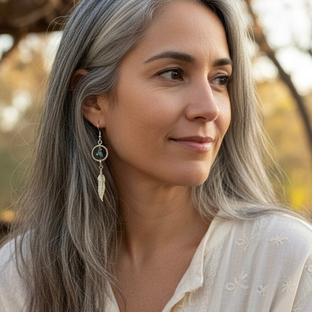 Bohemian Turquoise Earrings-BOGO Free