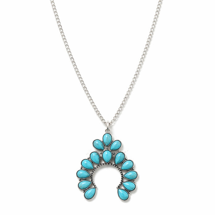 Faux Turquoise Necklace