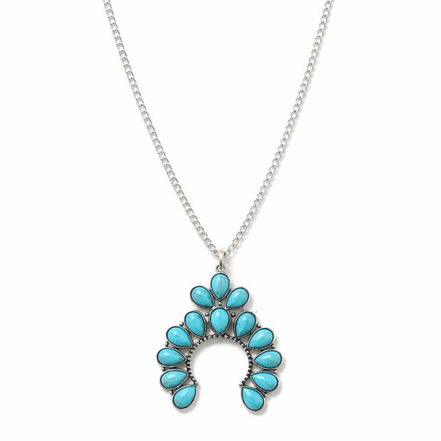 Faux Turquoise Necklace