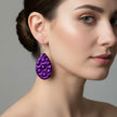 Purple Dots Earrings-BOGO Free