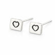 Heart Stud Earrings