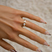 Opal Moon Ring