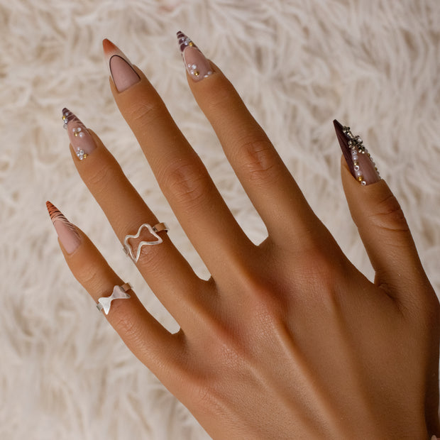 Mother Daughter Ring Set