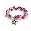 Pink Memory Pearl Bracelet