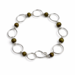 Olive Green Cateye Bracelet